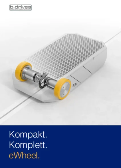 eWheel Radantrieb von b-drives für Fahrerlose Transportsysteme